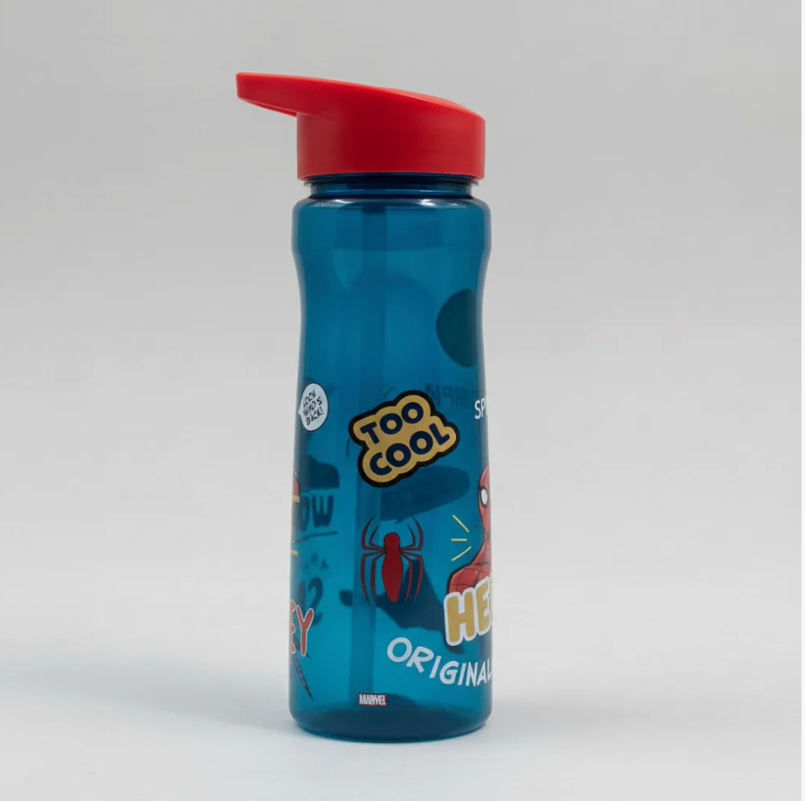 Botella Curva Spiderman 600ml