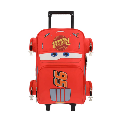 Mochila Cars Infantil 3D con Ruedas