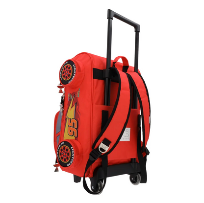 Mochila Cars Infantil 3D con Ruedas