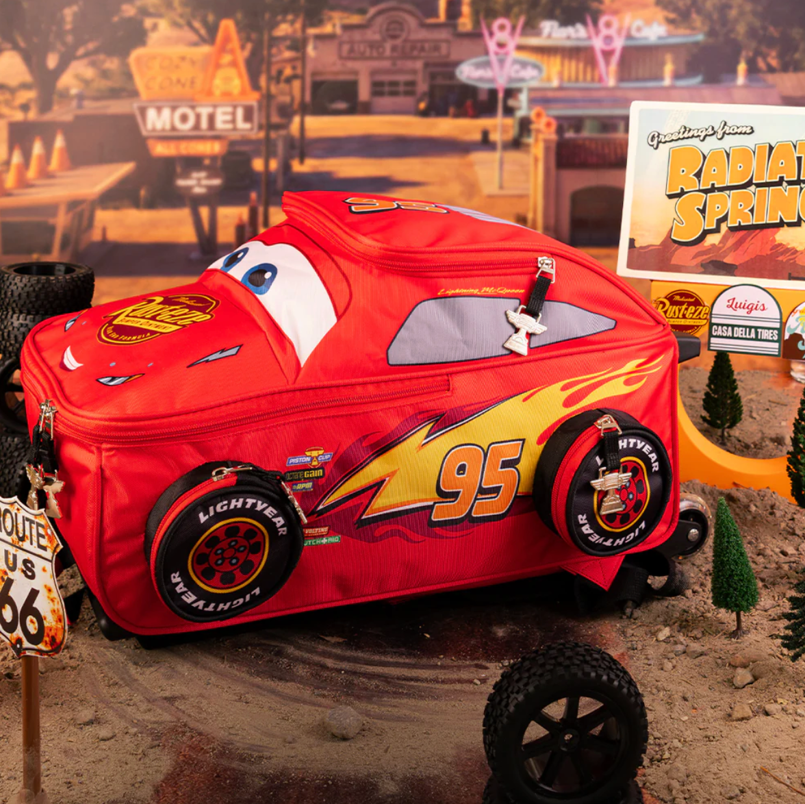 Mochila Cars Infantil 3D con Ruedas