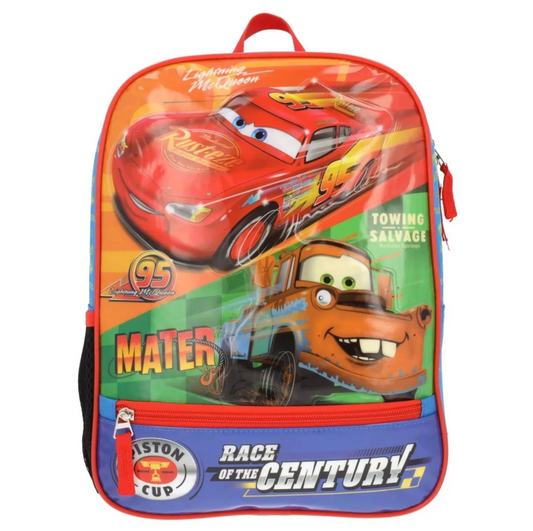 Mochila Cars Infantil Rayo Mcqueen & Mate