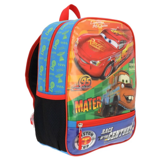 Mochila Cars Infantil Rayo Mcqueen & Mate