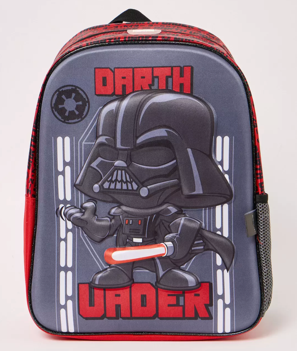 Set Escolar Star Wars Dart Vader Infantil Mochila + Lonchera + Estuche