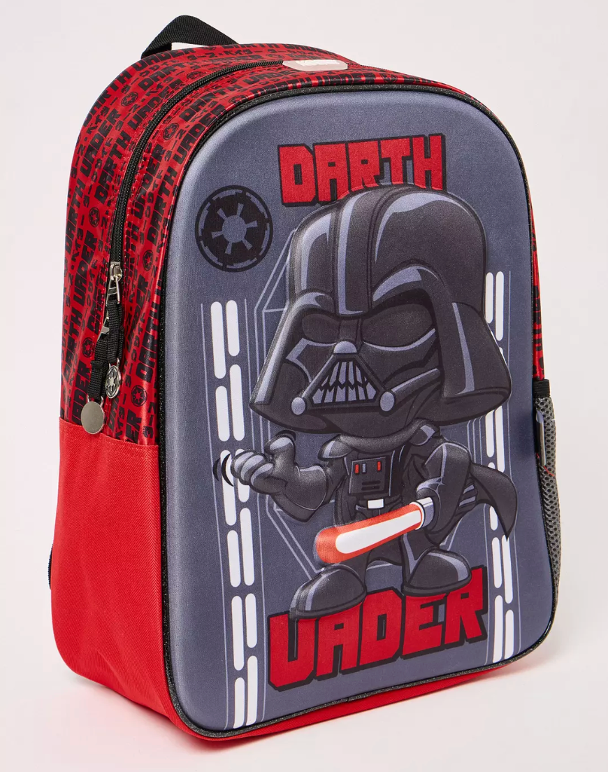 Set Escolar Star Wars Dart Vader Infantil Mochila + Lonchera + Estuche