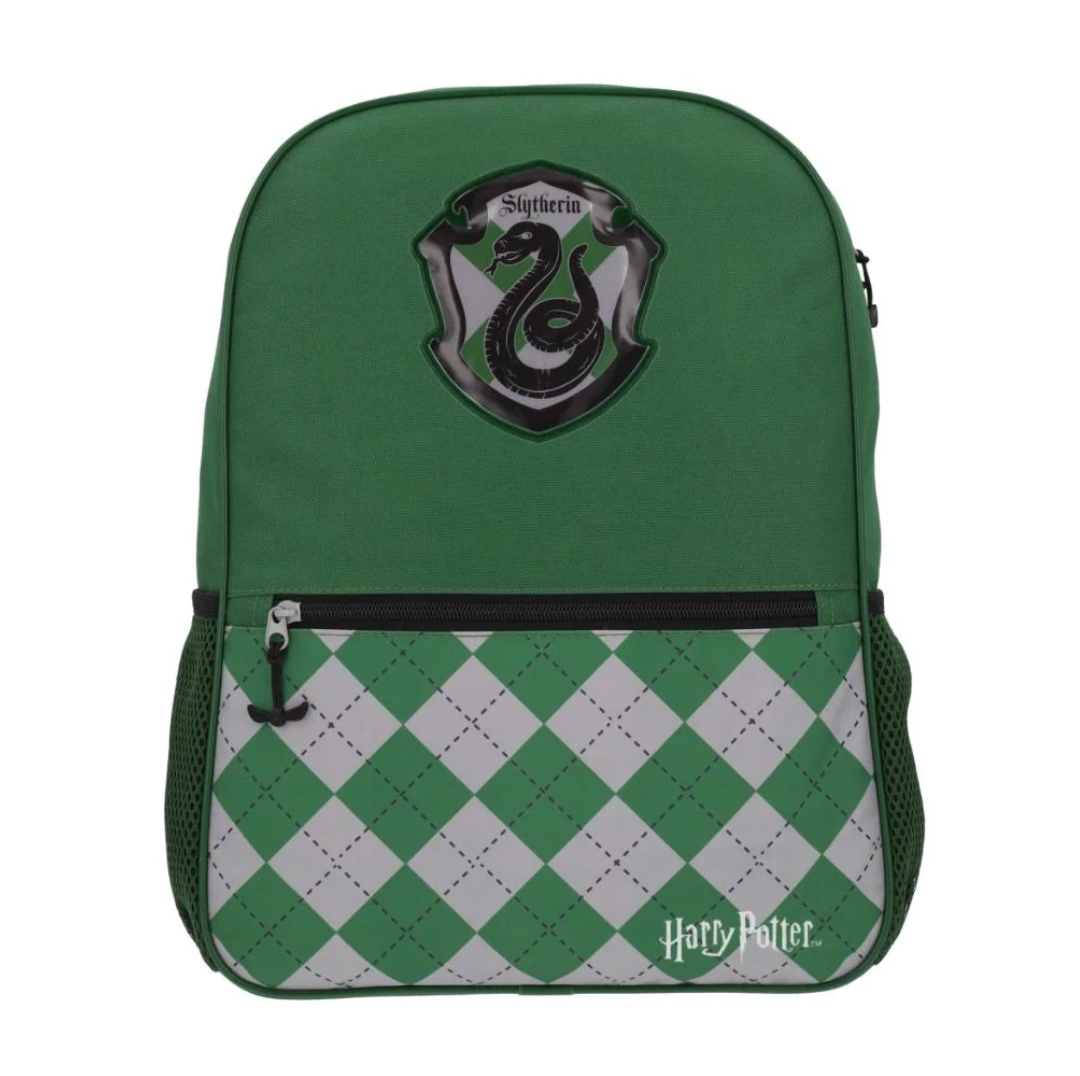 Set Escolar Harry Potter Mochila + Lonchera + Estuche Slytherin