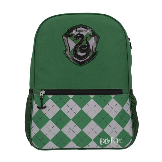 Set Escolar Harry Potter Mochila + Lonchera + Estuche Slytherin