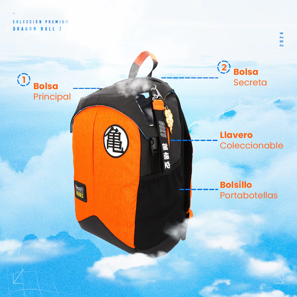 Mochila Dragon Ball Z Juvenil