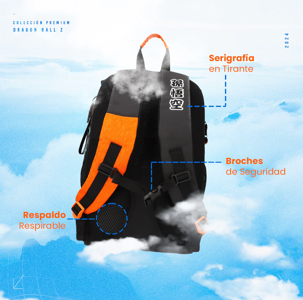 Mochila Dragon Ball Z Juvenil