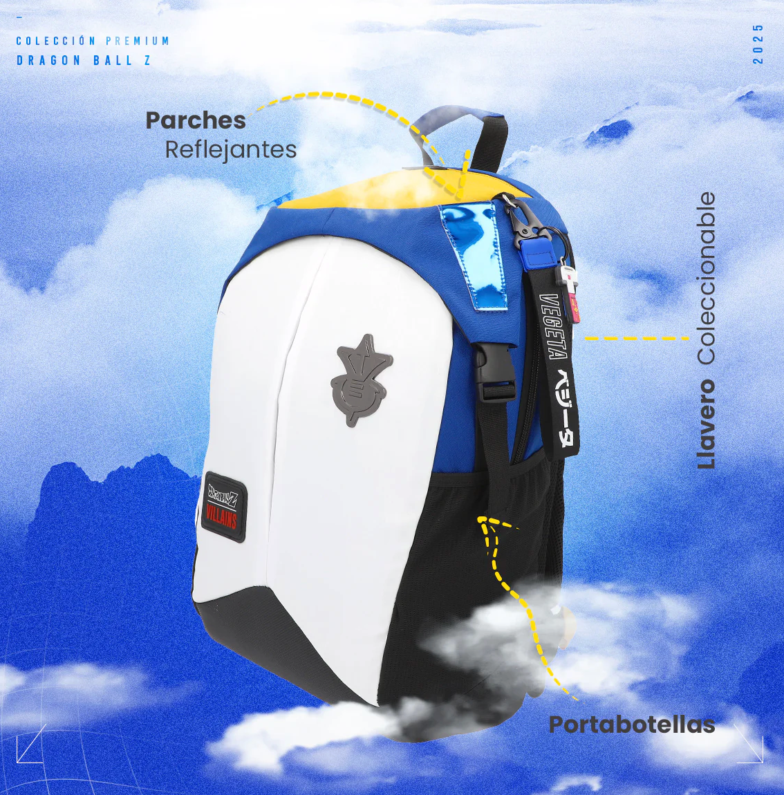 Mochila Dragon Ball Z Vegeta Juvenil