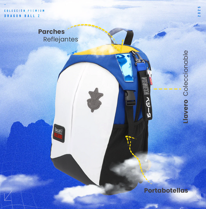 Mochila Dragon Ball Z Vegeta Juvenil