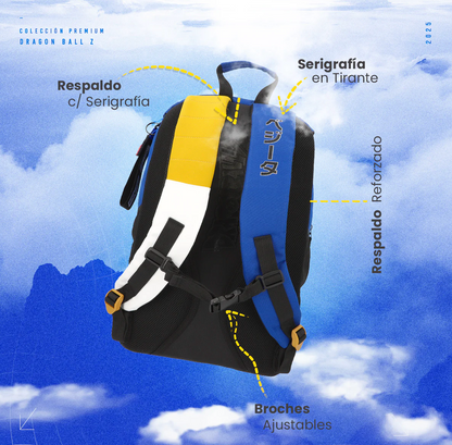 Mochila Dragon Ball Z Vegeta Juvenil