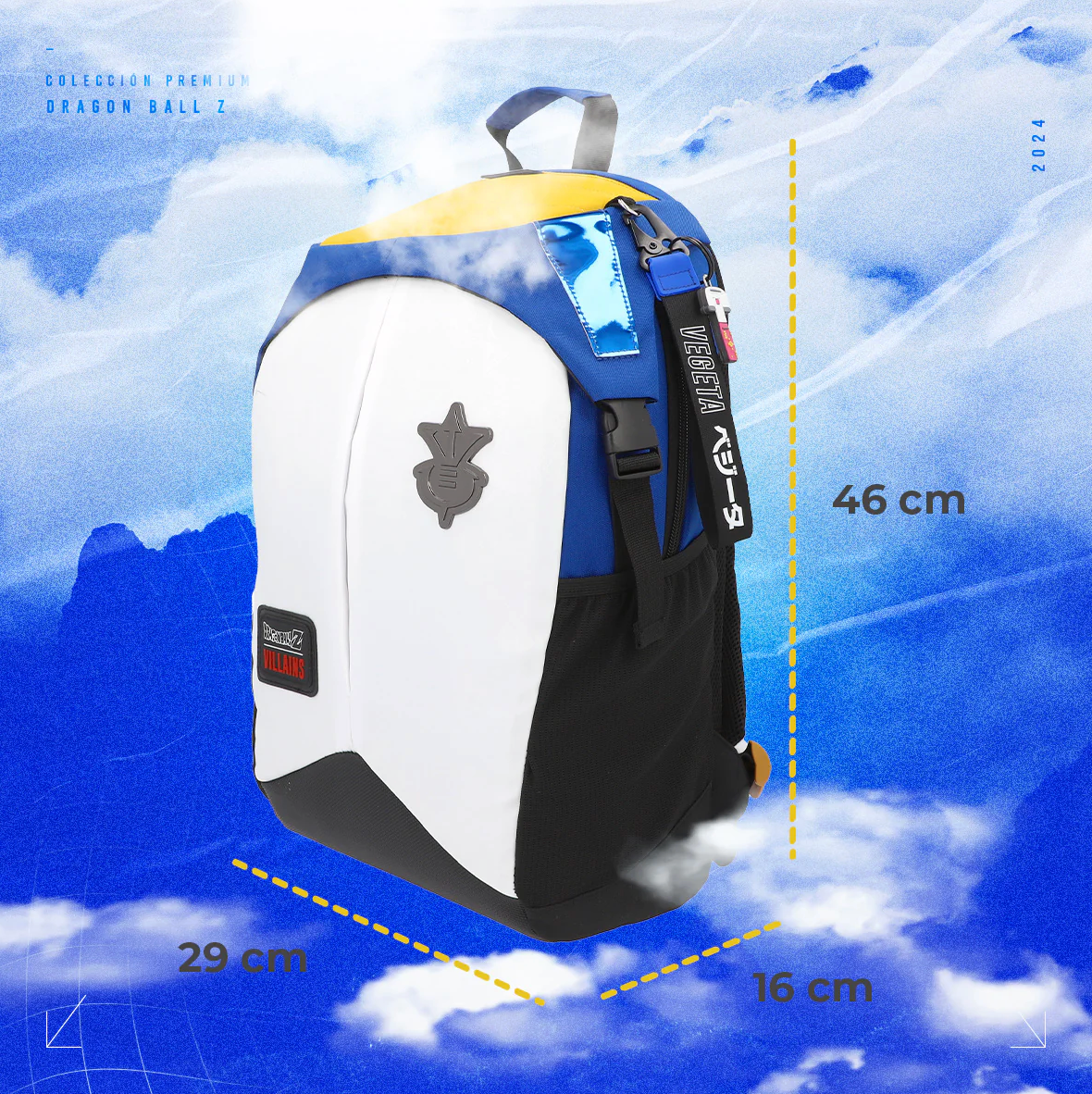 Mochila Dragon Ball Z Vegeta Juvenil