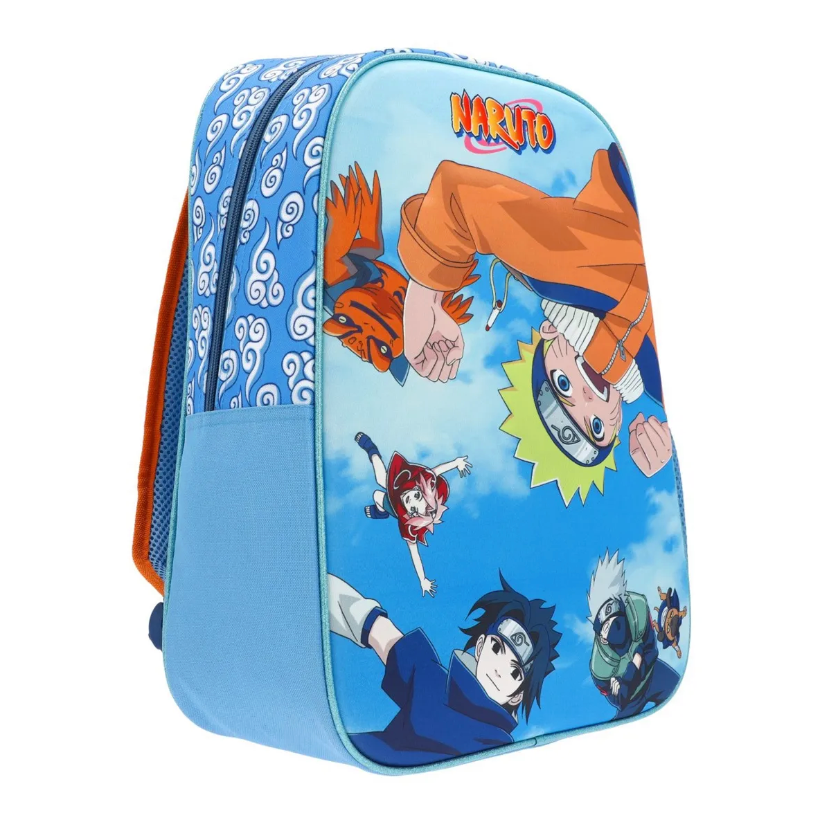 Mochila Naruto Infantil Azul