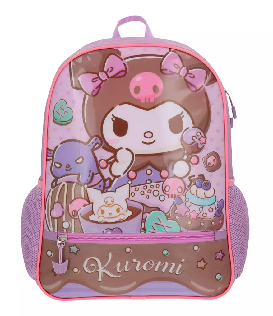Mochila Kuromi Infantil Lila