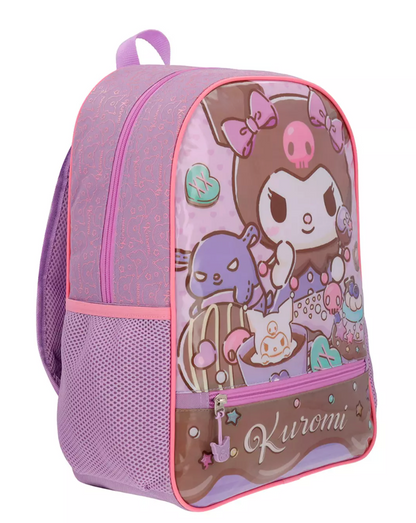 Mochila Kuromi Infantil Lila