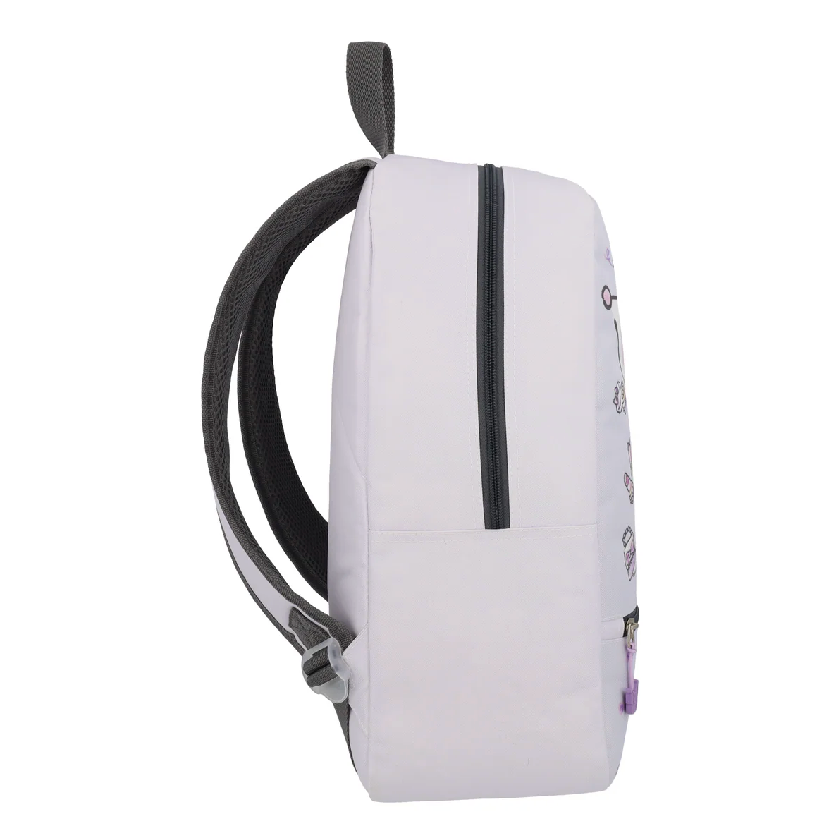 Mochila Kuromi Juvenil Gris