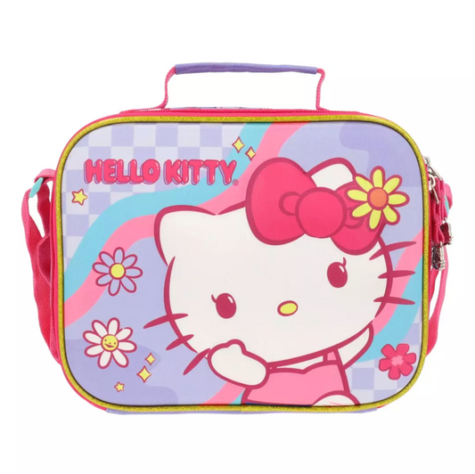 Set Escolar Hello Kitty Infantil Mochila + Lonchera + Estuche