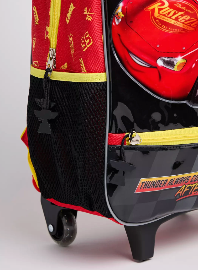 Pack Escolar Mochila con Ruedas Cars Infantil