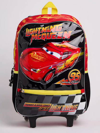 Pack Escolar Mochila con Ruedas Cars Infantil
