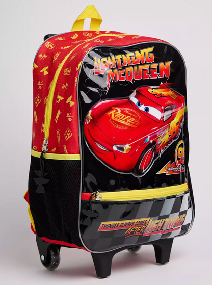 Pack Escolar Mochila con Ruedas Cars Infantil