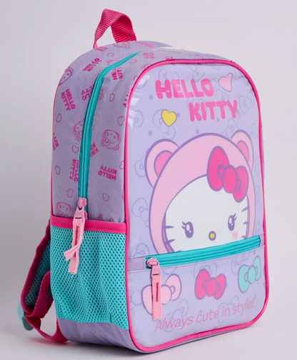 Mochila Preescolar Hello Kitty Infantil Lila