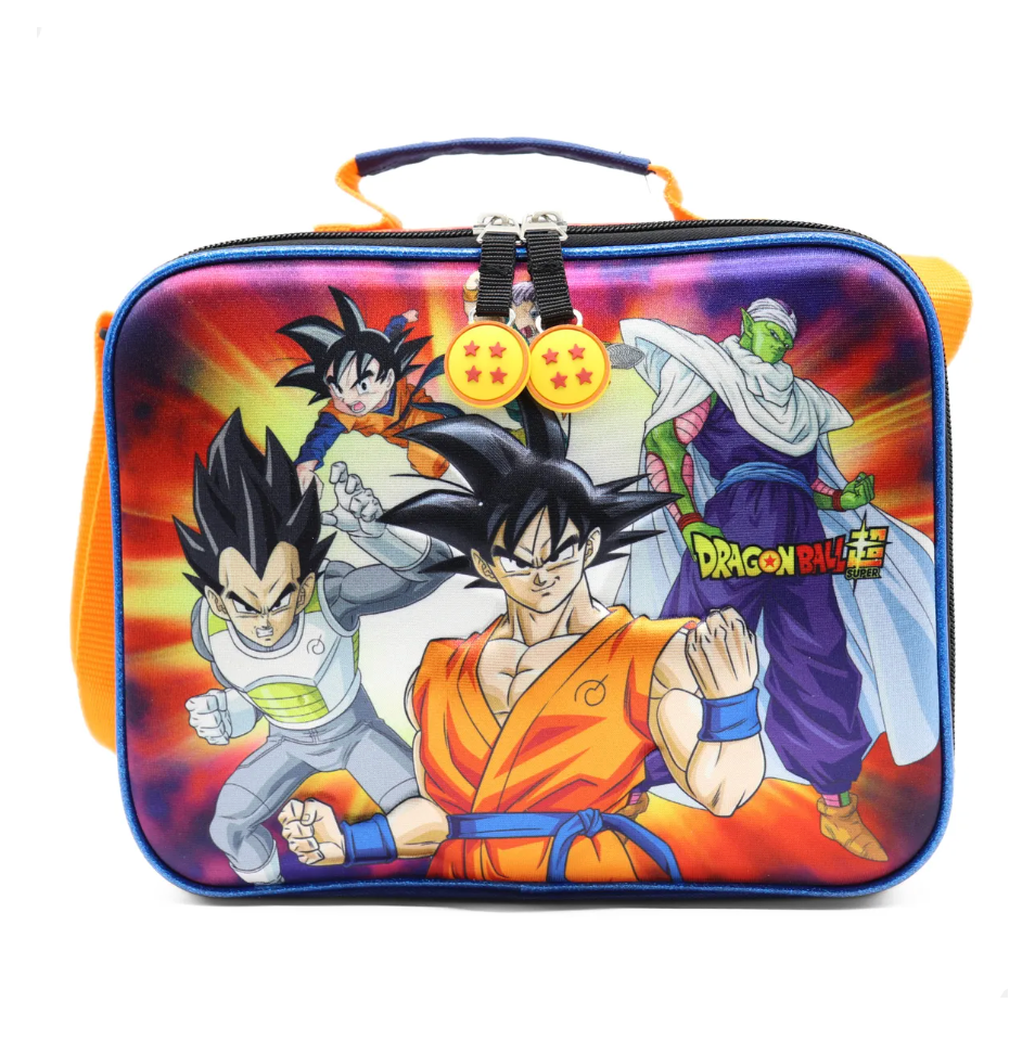 Set 3 en 1 Dragon Ball Super Infantil Mochila + Lonchera + Estuche