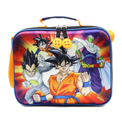 Set 3 en 1 Dragon Ball Super Infantil Mochila + Lonchera + Estuche