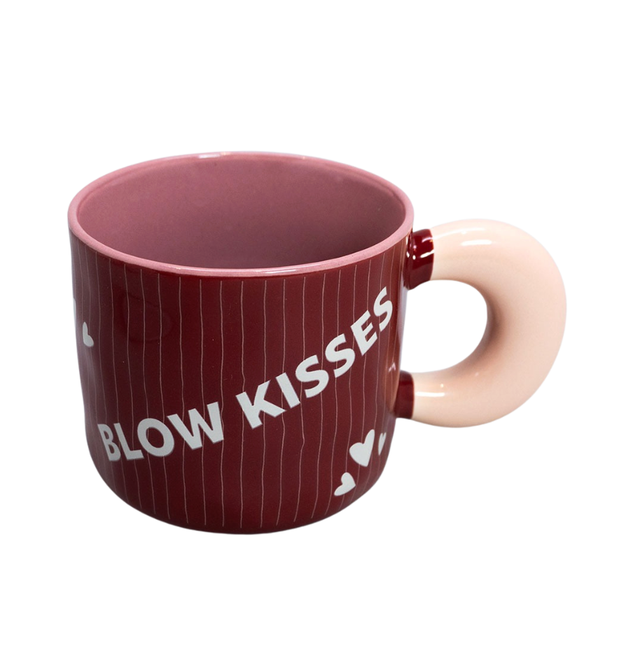 Tazon Macchiato Mickey Kiss 380ml Disney Dia de los Enamorados Valentin