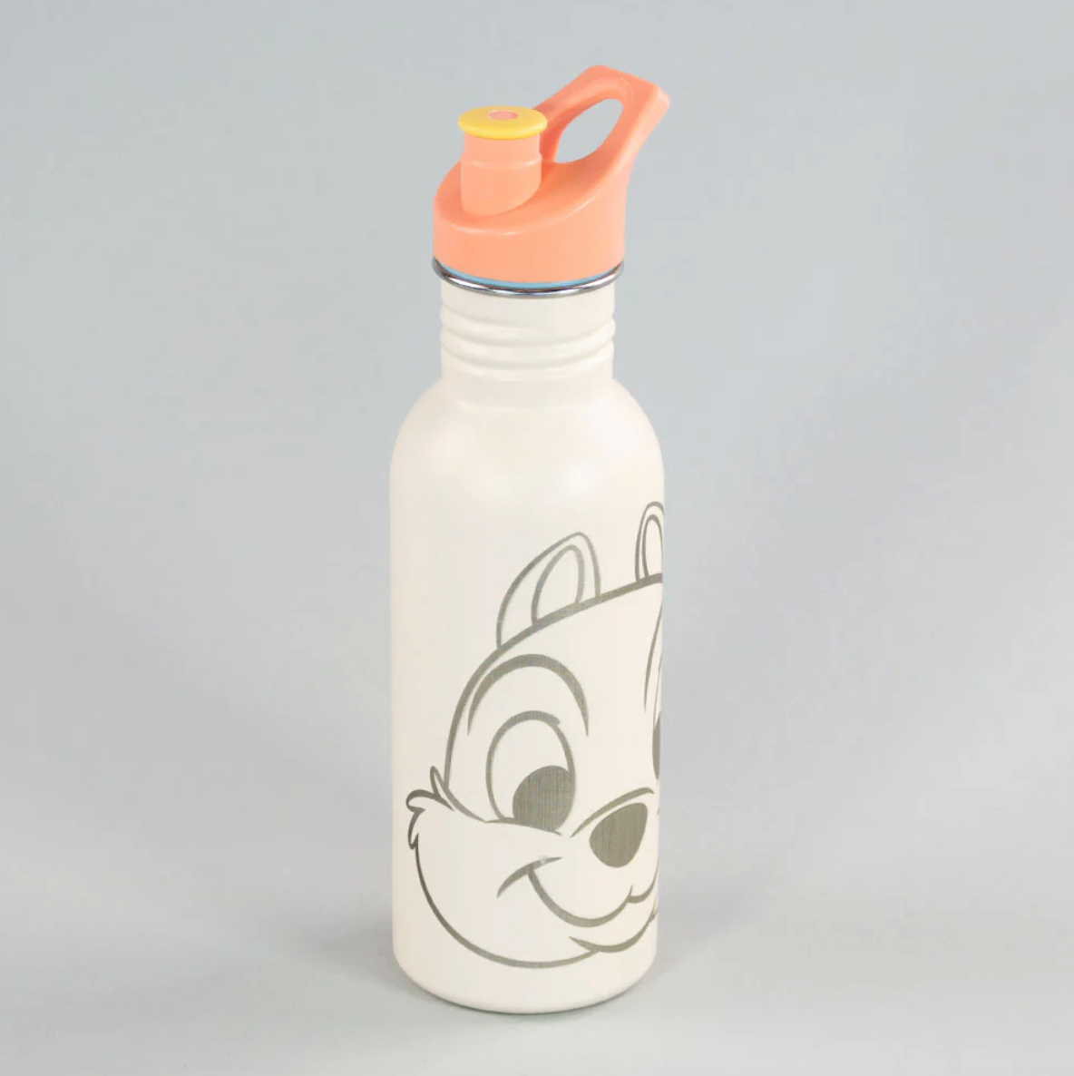 x Mayor Botella Metalica Chip y Dale 600ml Summer Disney