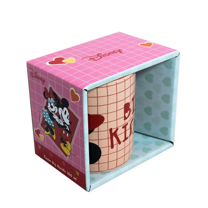Tazon Mickey y Minnie Big Handle Kiss 375ml Disney Dia de los Enamorados Valentin