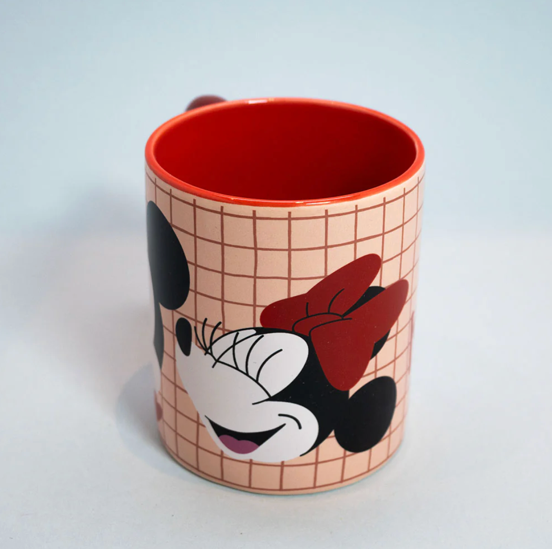 Tazon Mickey y Minnie Big Handle Kiss 375ml Disney Dia de los Enamorados Valentin