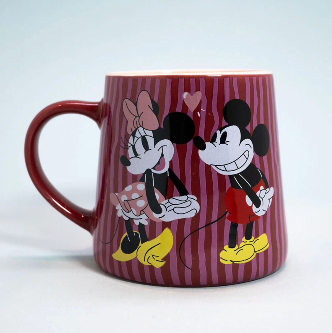 x Mayor Tazon Piramide Kiss Mickey y Minnie 400ml Disney Dia de los Enamorados Valentin