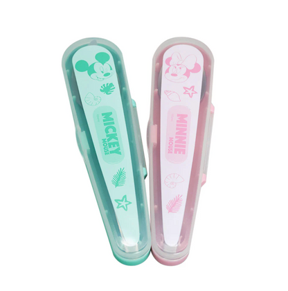 x Mayor Set Tenedor y Cuchara Summer Mickey y Minnie Disney