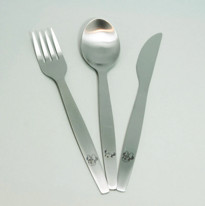 x Mayor Set Tenedor y Cuchara Summer Mickey y Minnie Disney