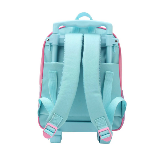 Mochila con Ruedas 3D Face Angel & Stitch