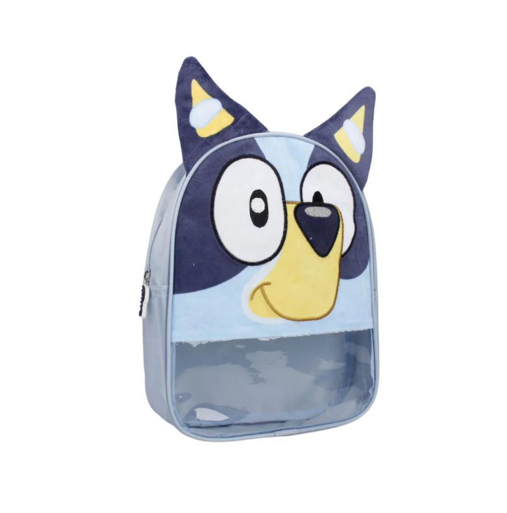 Mochila Infantil Bluey PVC-Plush Con Orejas