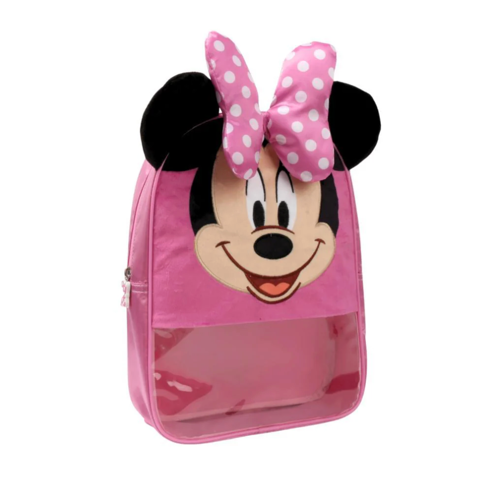 Mochila Infantil Minnie PVC-Plush Con Orejas
