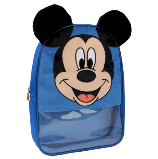 Mochila Infantil Mickey PVC-Plush Con Orejas