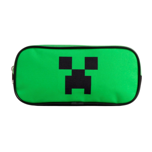 Estuche Doble Cierre Minecraft Creeper