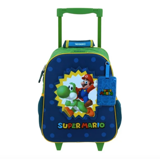 Mochila Con Ruedas Mario Yoshi