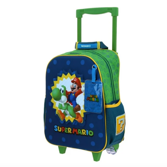 Mochila Con Ruedas Mario Yoshi