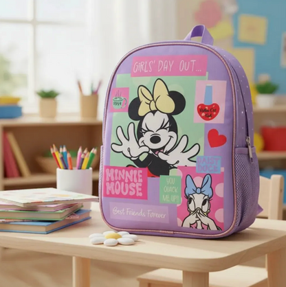 Mochila Infantil Minnie & Daisy Pre Escolar