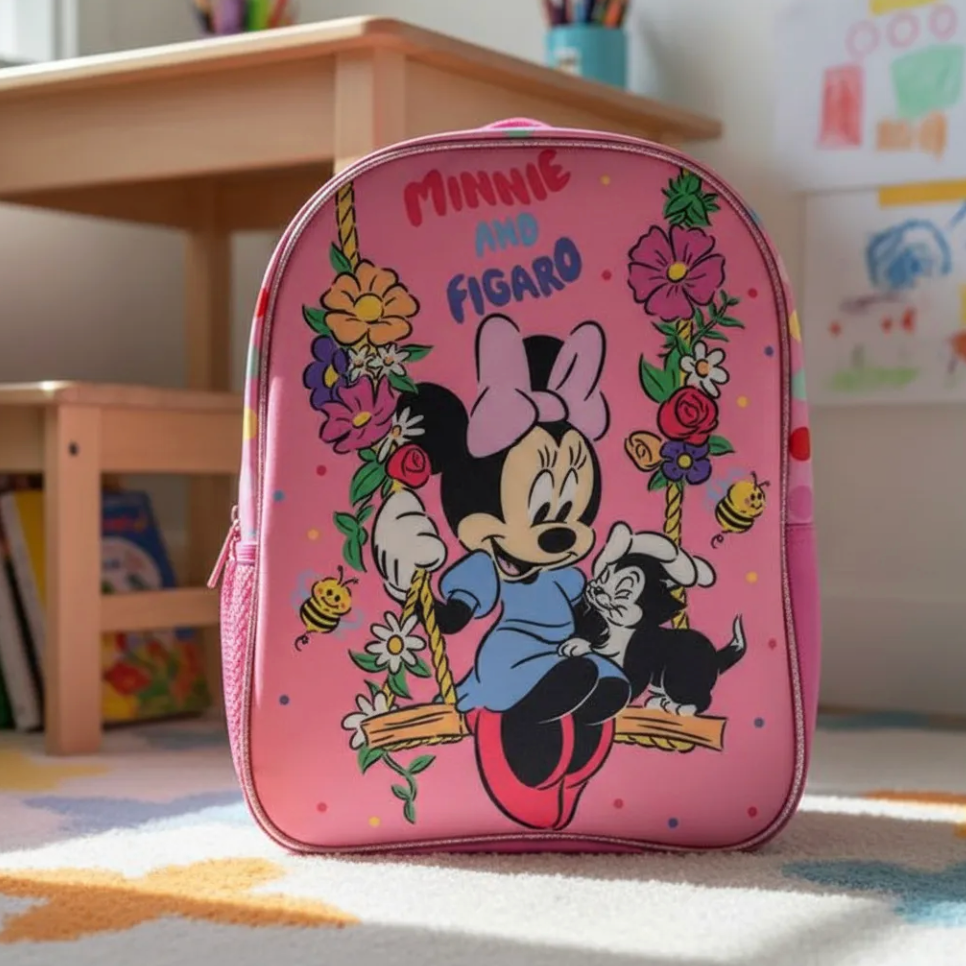 Mochila Infantil Minnie & Figaro Pre Escolar