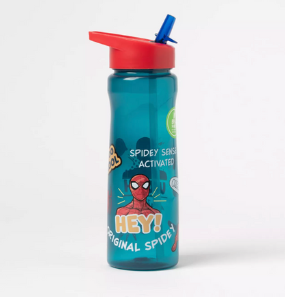 Botella Curva Spiderman 600ml