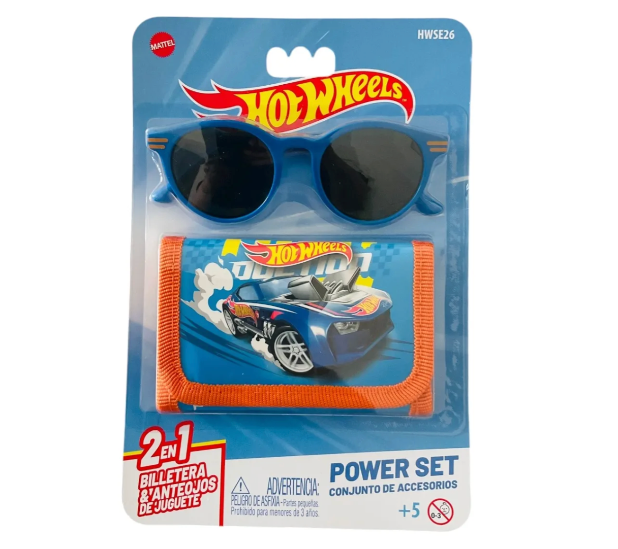 Set de Billetera + Lentes Hot Wheels