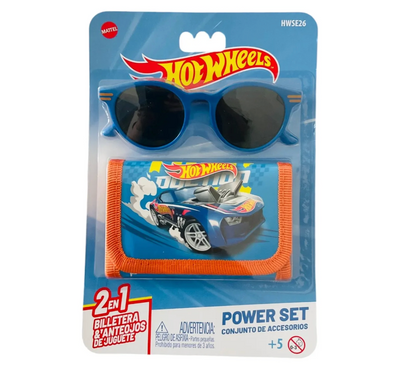 Set de Billetera + Lentes Hot Wheels