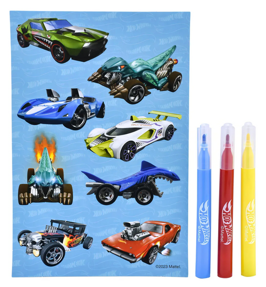 Set de Actividades con Stickers Hot Wheels