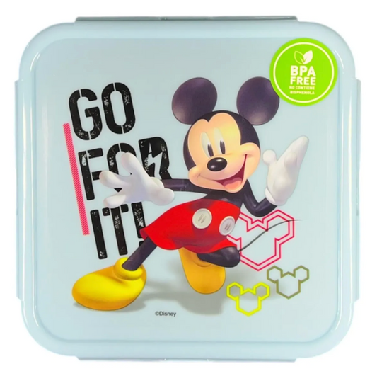 Hermetico Cuadrado 750ml Mickey Mouse