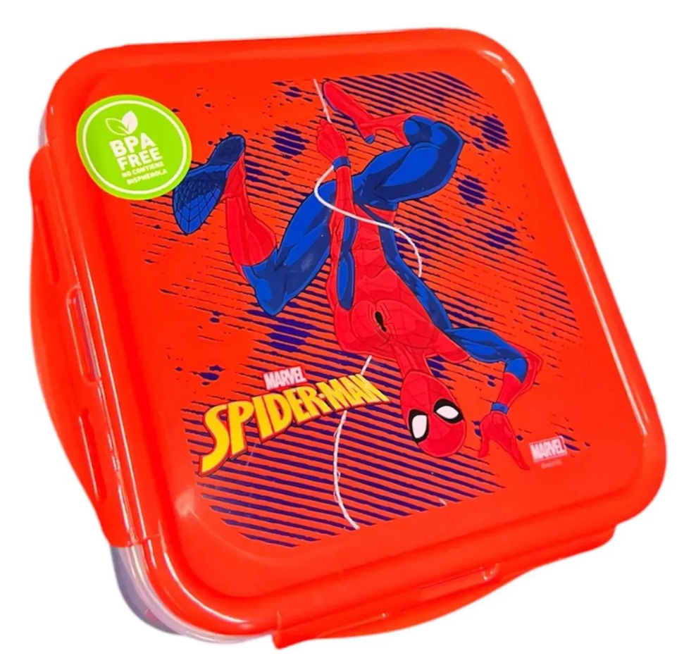 Hermetico Cuadrado 750ml Spiderman