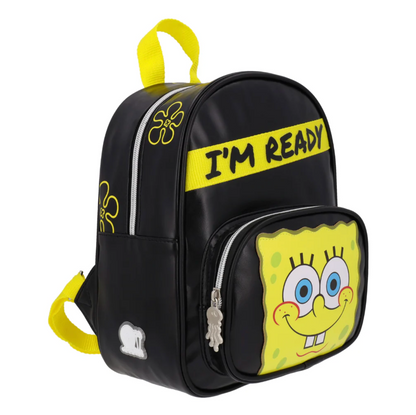 Mini Back Pack Mochila Bob Esponja Negro